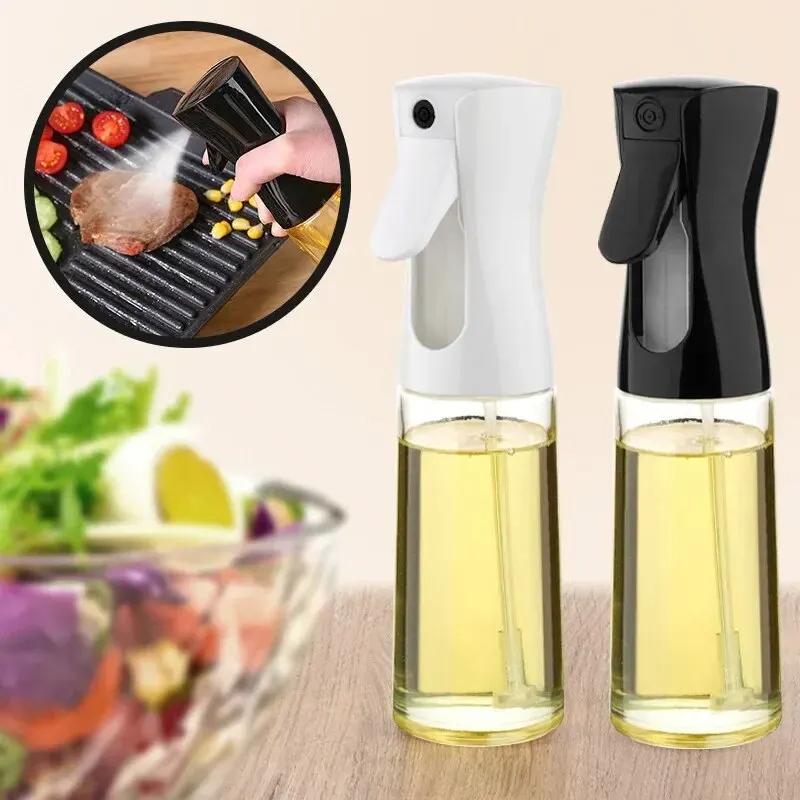 Camping Cooking Oil Container - キッチン調理用オイルスプレーボトル、オリーブオイルディスペンサー、バーベキューベーキング、酢、醤油スプレーコンテナー、200ml、300ml、1個