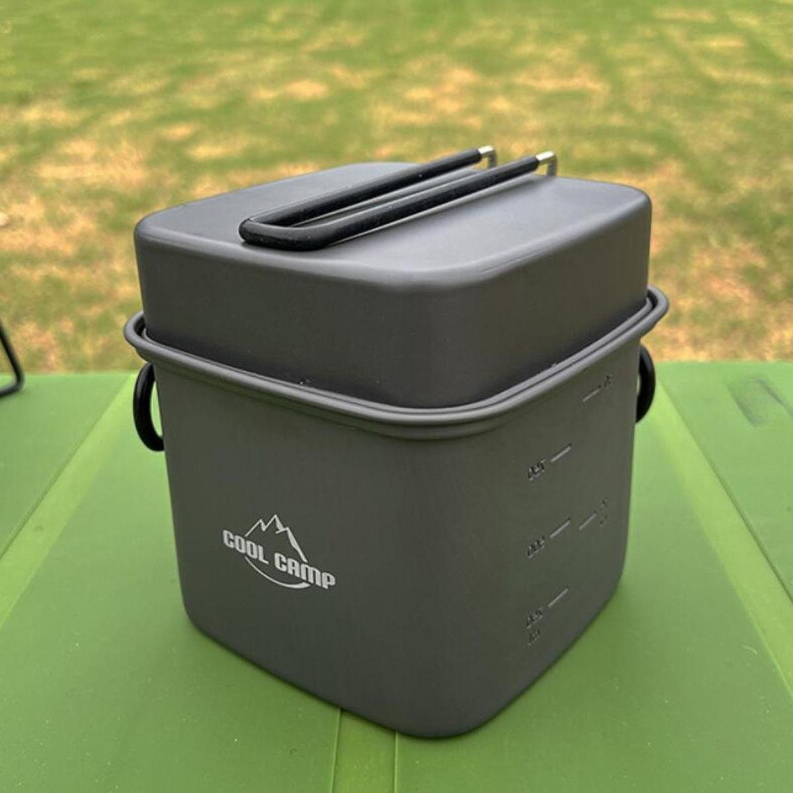 Camping Cooking Frying Pan - キャンプ用調理器具セット フライパン 旅行用 軽量 キャンプ ハイキング