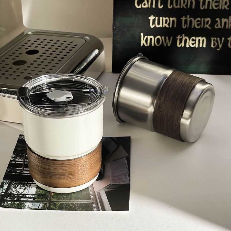 Camping Cooking Pot - ステンレス鋼コーヒーキャンプマグ蓋付きポータブル耐熱マグ屋外ピクニックキャンプ釣り
