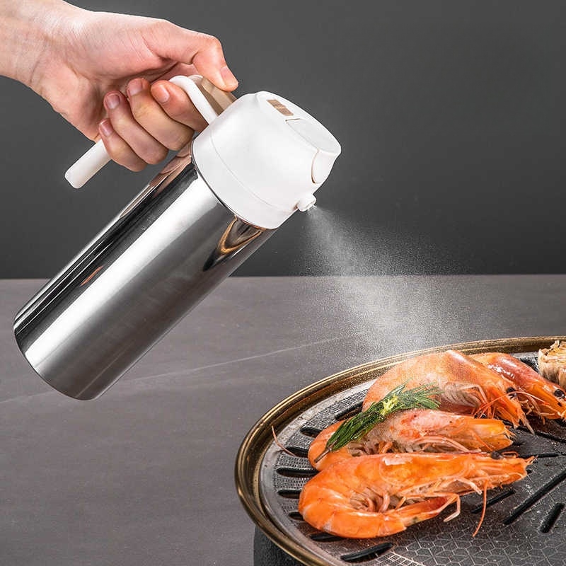Camping Cooking Oil Container - オリーブオイルスプレーボトル、キッチン、バーベキュー、調理、オリーブオイルディスペンサー、キャンプ、ベーキング、空の酢、醤油噴霧器コンテナ