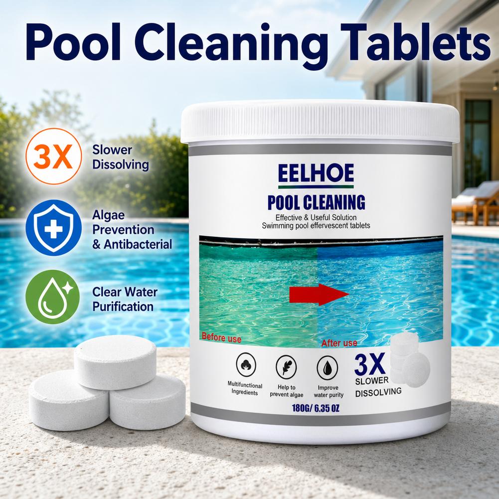 Water Purification Tablet - 水泳プール用発泡性洗浄タブレット 水の浄化用 多機能で便利な洗浄剤