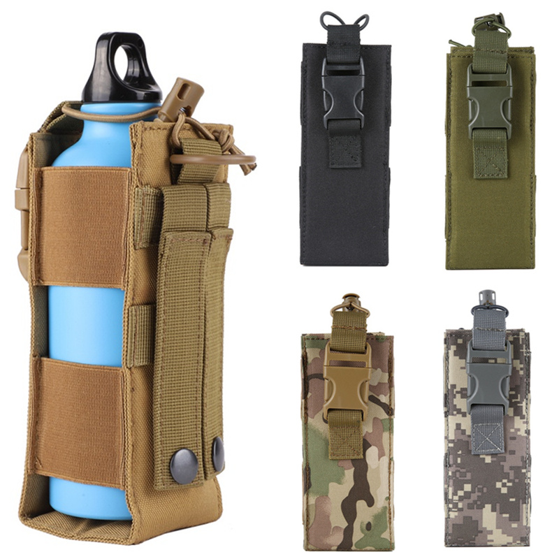Camping Cooking Bag - モール式ウォーターボトルホルスターポーチ アウトドアスポーツ ライディング キャンプ ハイキング ハンティング