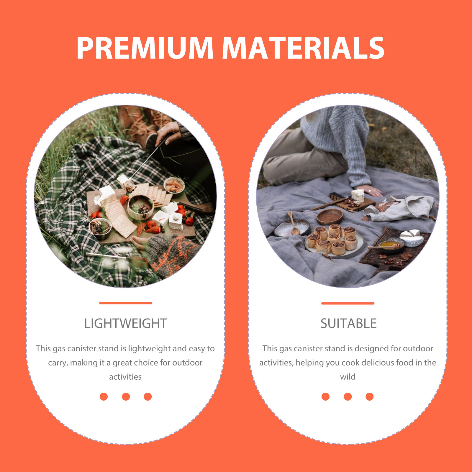 Camping Cooking Materials - ガスタンクラック アウトドア プロパンタンクホルダー ナイロン素材 三角形 安定性