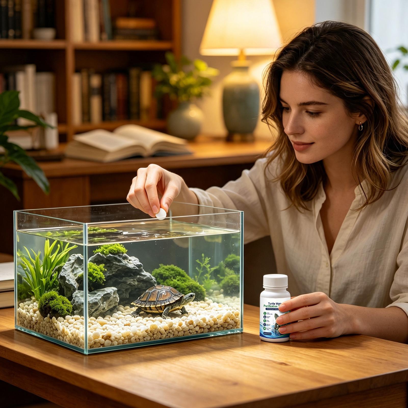 水槽用浄水タブレット プロ仕様 高効率浄水器 タートルタンク - Water Purification Tablet のレビューと価格