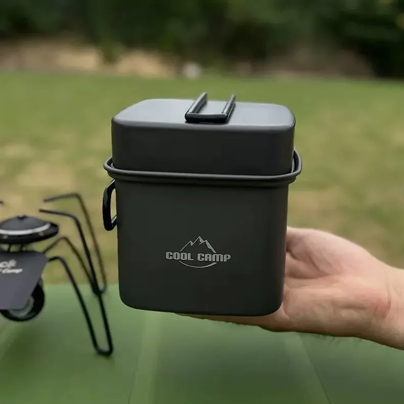 アウトドアキャンプ用折りたたみ式ポータブルアルミ合金ランチボ - Camping Cooking Box Set のレビューと価格