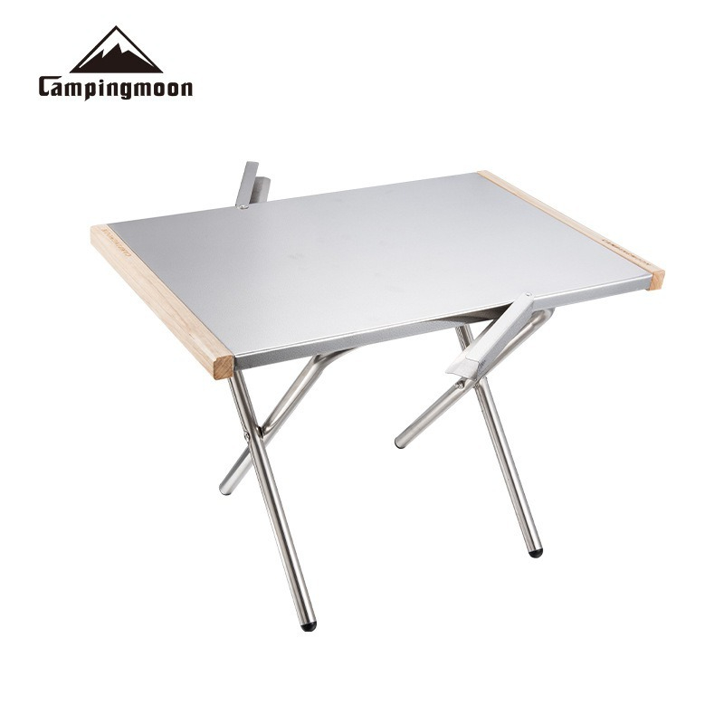 キャンピングムーン T-370-1T X型脚 ポータブル シ - Camping Cooking Table のレビューと価格