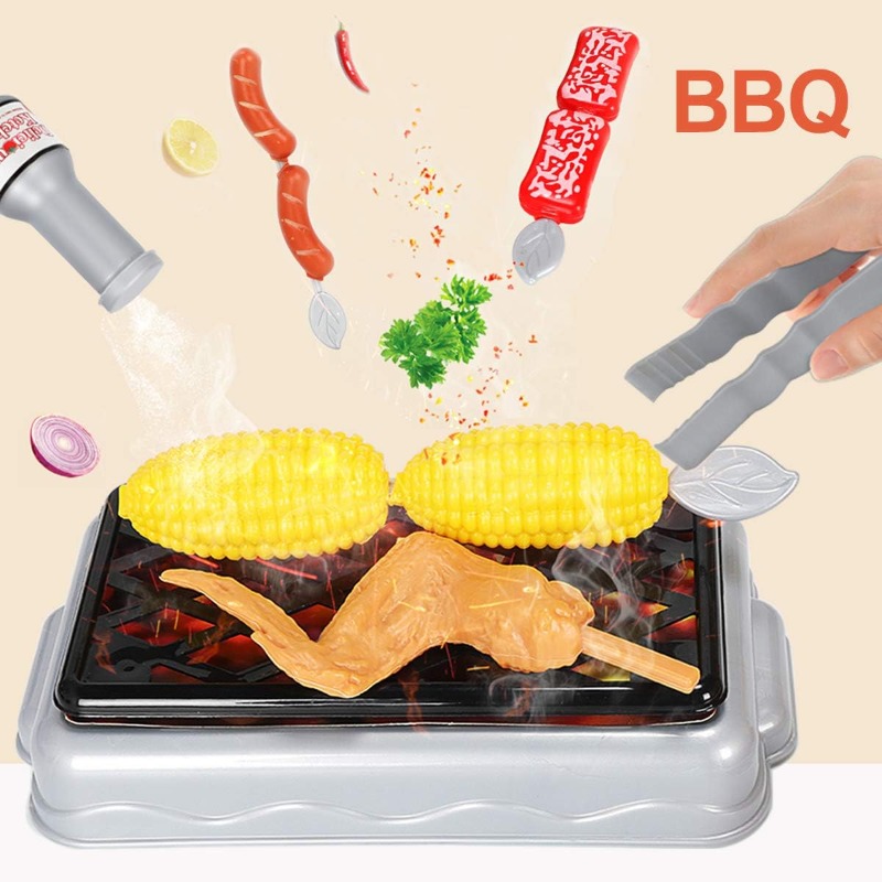 子供用キッチンおもちゃセット 幼児向けごっこ遊び バーベキュ - Camping Cooking With Kids のレビューと価格