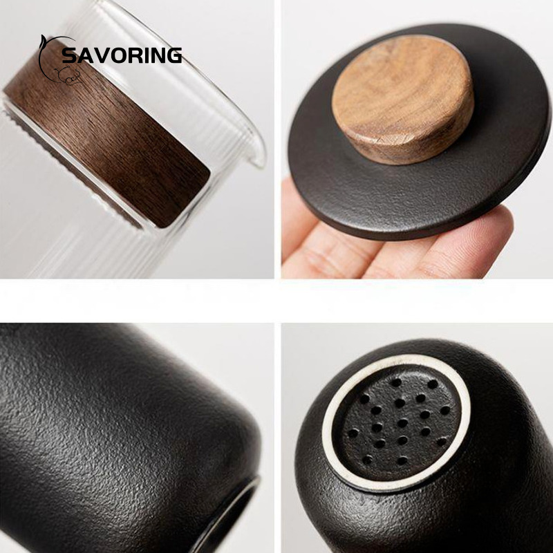 シンプルな中国製陶磁器茶器セット、ポット1個、カップ3個、バ - Camping Cooking Bag のレビューと価格