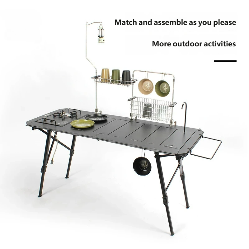 ポータブルアルミ合金 Igt テーブル屋外キャンプ折りたたみ - Camping Cooking Table のレビューと価格