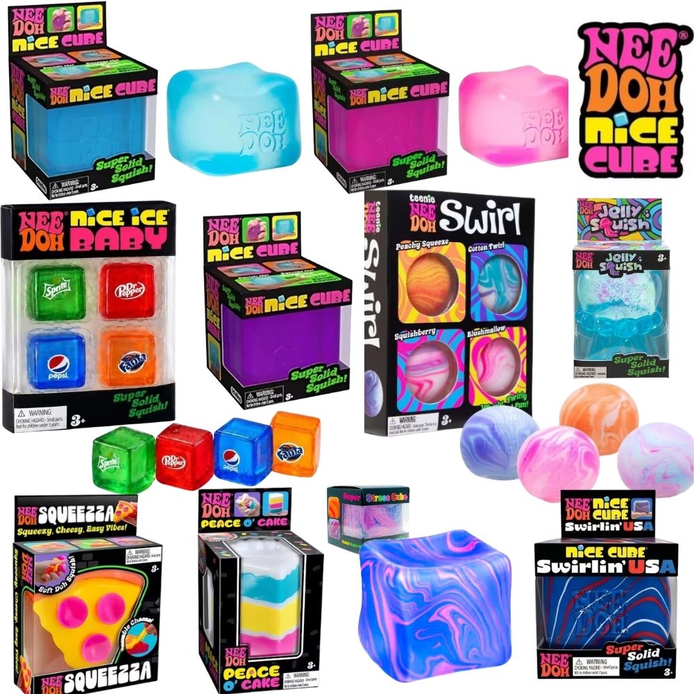 シリンギング ニードー ナイスキューブ感覚玩具、ストレス解消 - Fire Starter Cube のレビューと価格