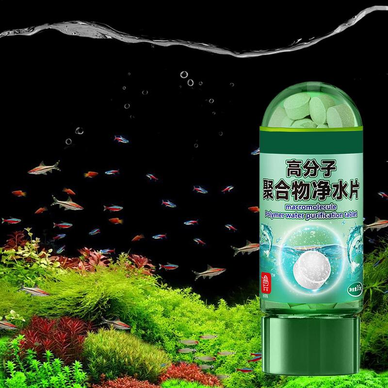 1 ボトル 35 錠高速浄水タブレット水族館水フィルタータブ - Water Purification Tablet のレビューと価格