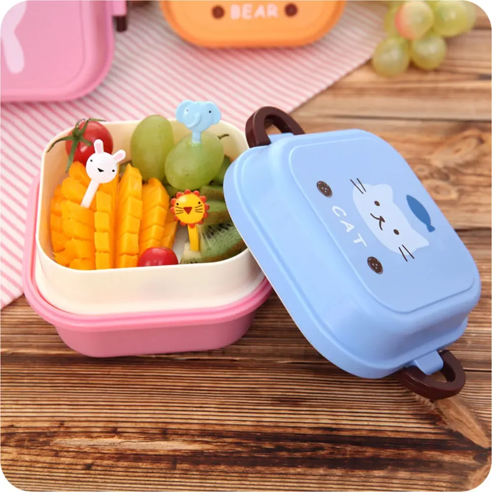 子供用ミニ可愛い漫画フード収納ボックス学校携帯ランチボックス - Camping Cooking Box のレビューと価格
