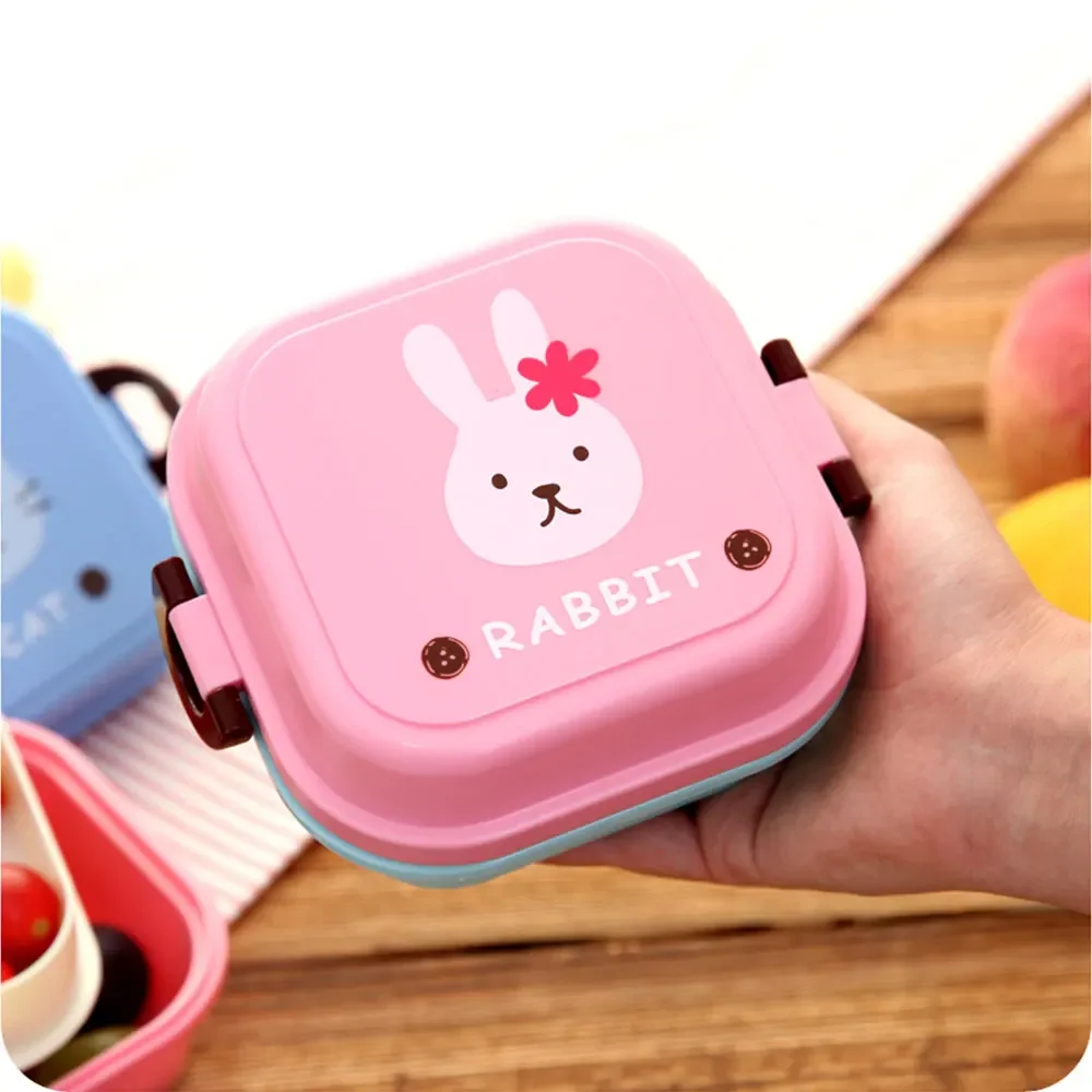 子供用ミニ可愛い漫画フード収納ボックス学校携帯ランチボックス - Camping Cooking Box のレビューと価格