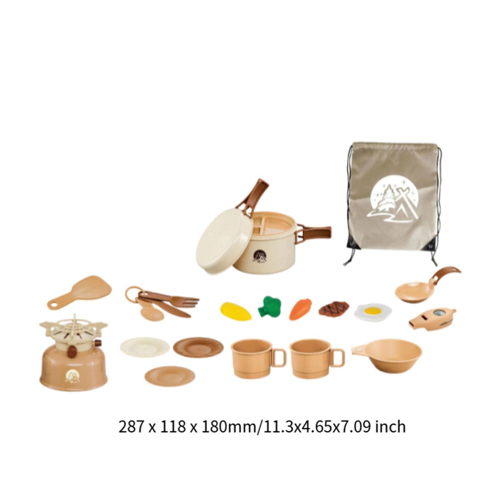 22ピース キッズキャンプクッキングセット ピクニックアクセ - Camping Cooking With Kids のレビューと価格