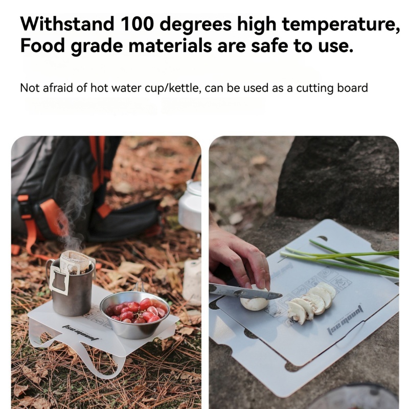 屋外用PPボード折りたたみテーブル キャンプ用 耐熱性 小型 - Camping Cooking Materials のレビューと価格