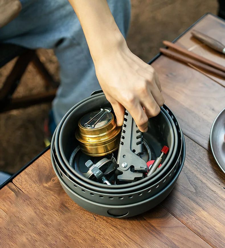 キャンプ用ガスストーブ アルコールストーブ 調理鍋 オプショ - Camping Cooking Alcohol のレビューと価格