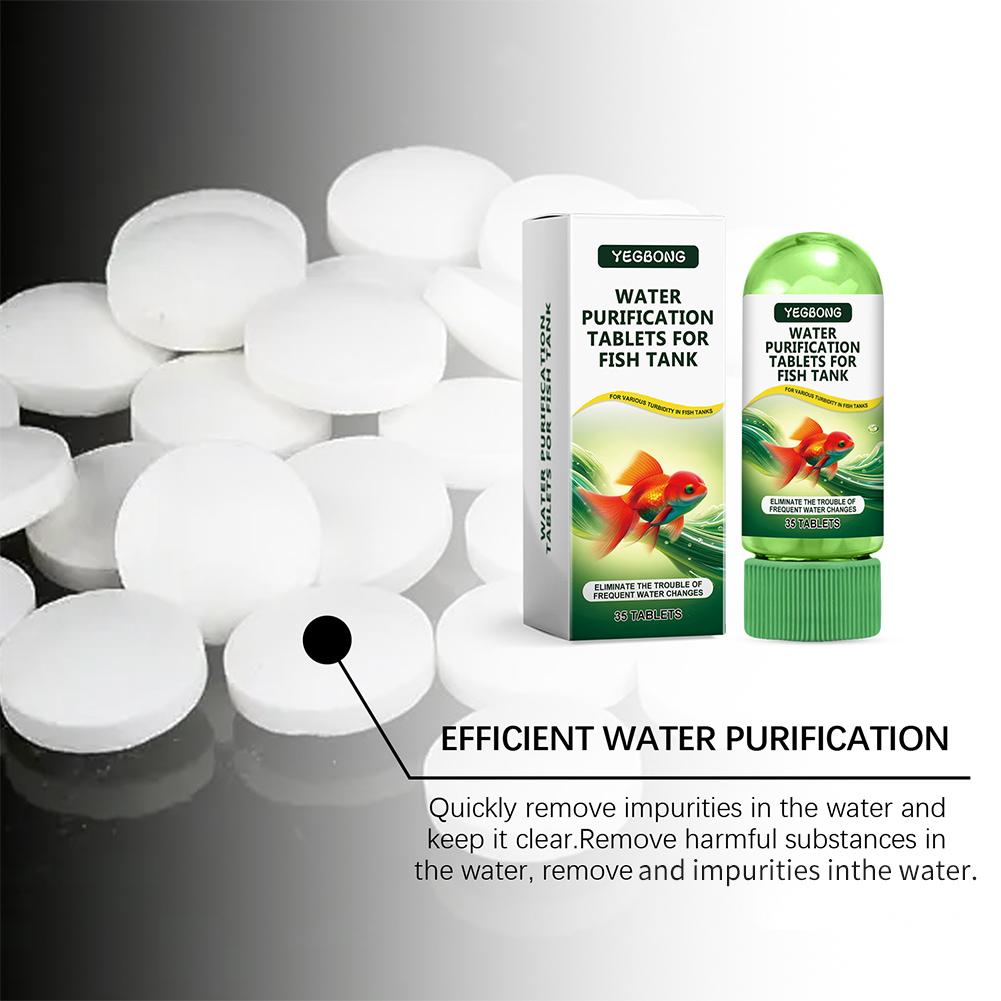 水浄化タブレット 環境に優しい水槽用浄水器 速効性のある水槽 - Water Purification Tablet のレビューと価格