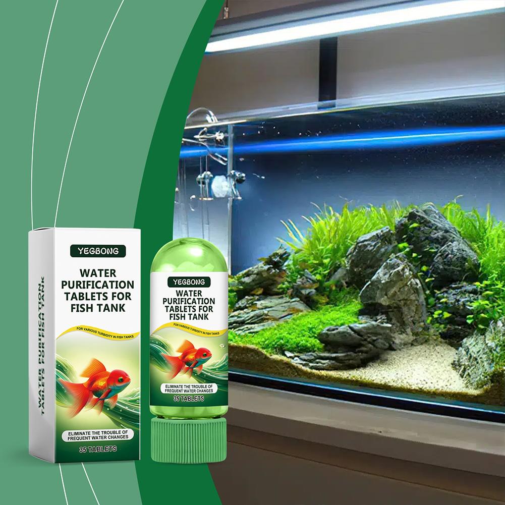 水浄化タブレット 環境に優しい水槽用浄水器 速効性のある水槽 - Water Purification Tablet のレビューと価格