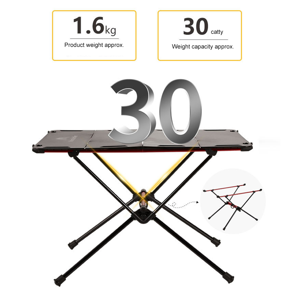 折りたたみキャンプテーブル 軽量アウトドア折りたたみテーブル - Camping Cooking Table のレビューと価格