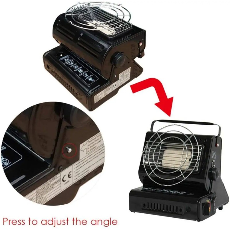 ガスヒーター兼用キャンプヒーター ポータブルガスオーブン加熱 - Camping Cooking Materials のレビューと価格