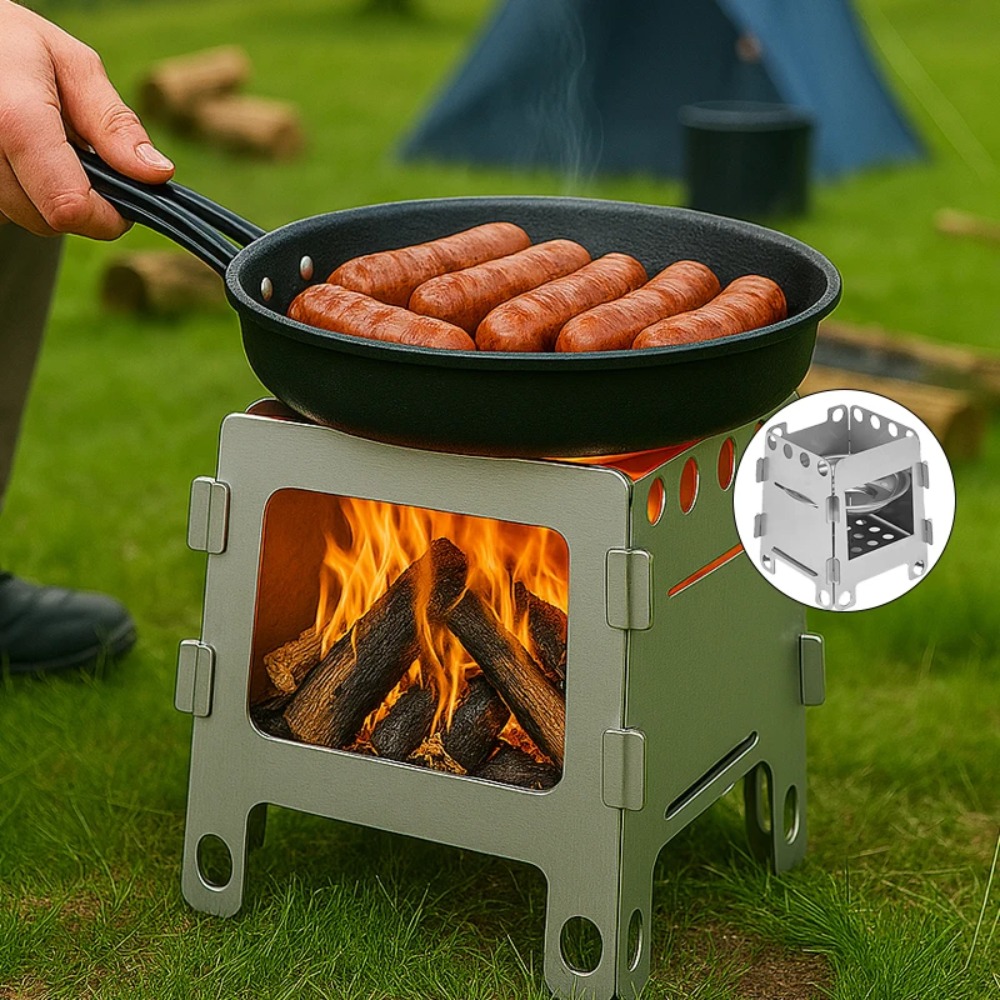 キャンプ炉薪ストーブアルコールストーブステンレス鋼ポータブル - Camping Cooking Alcohol のレビューと価格