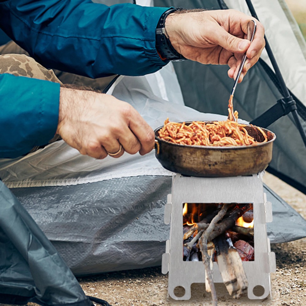 キャンプ炉薪ストーブアルコールストーブステンレス鋼ポータブル - Camping Cooking Alcohol のレビューと価格