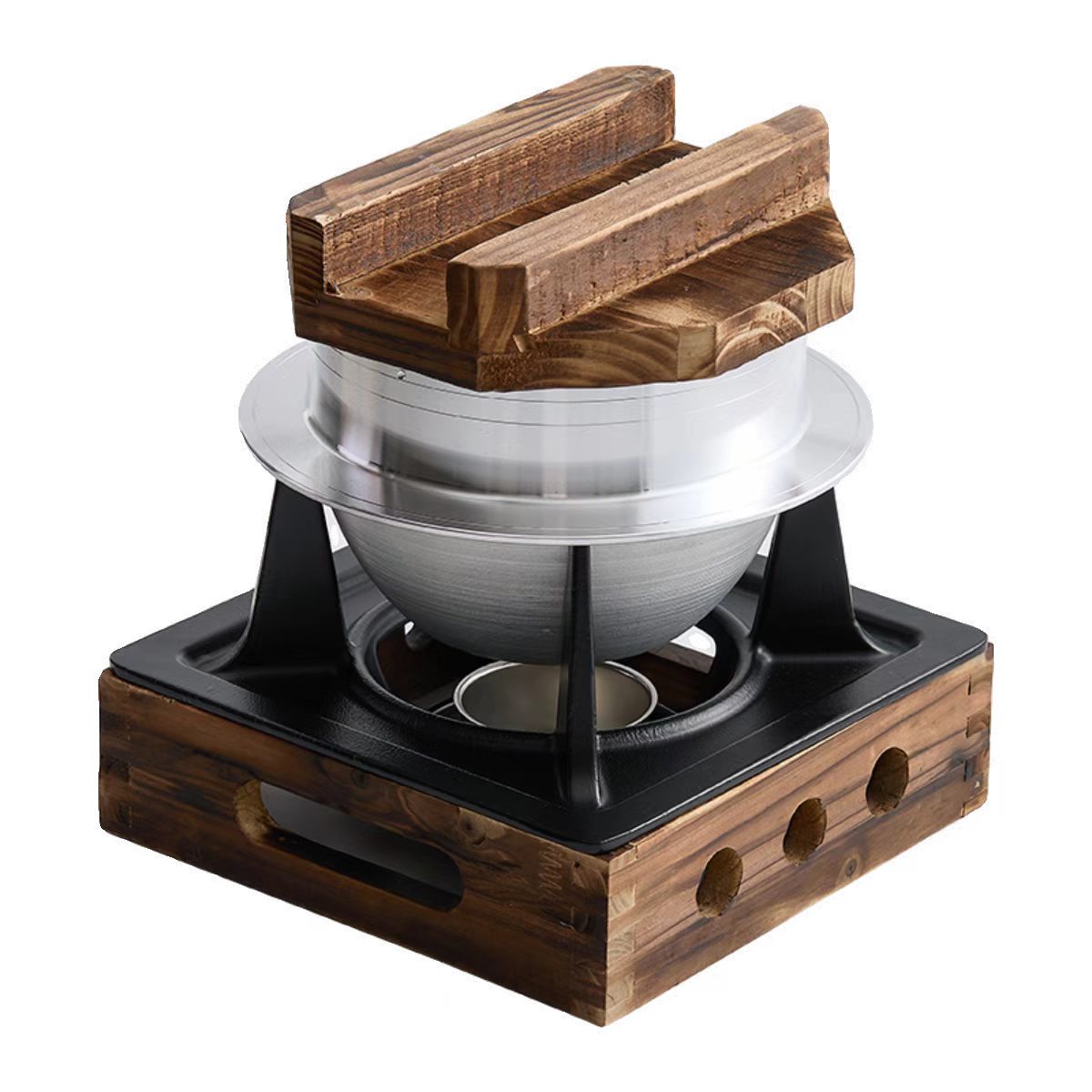 和風ウーロンポットアルコールストーブ炊飯鍋キャンプアウトドア - Camping Cooking Alcohol のレビューと価格