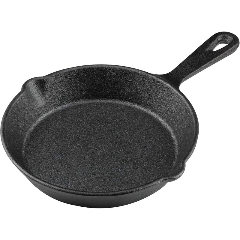 6インチ鋳鉄製スキレット、ドリップスパウト付きフライパン、プ - Camping Cooking Frying Pan のレビューと価格
