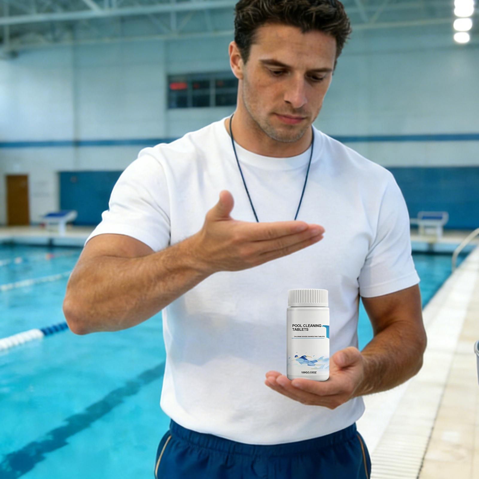 浄水タブレット、汚れ除去剤、消臭剤、プールクリーナータブ、家 - Water Purification Tablet のレビューと価格