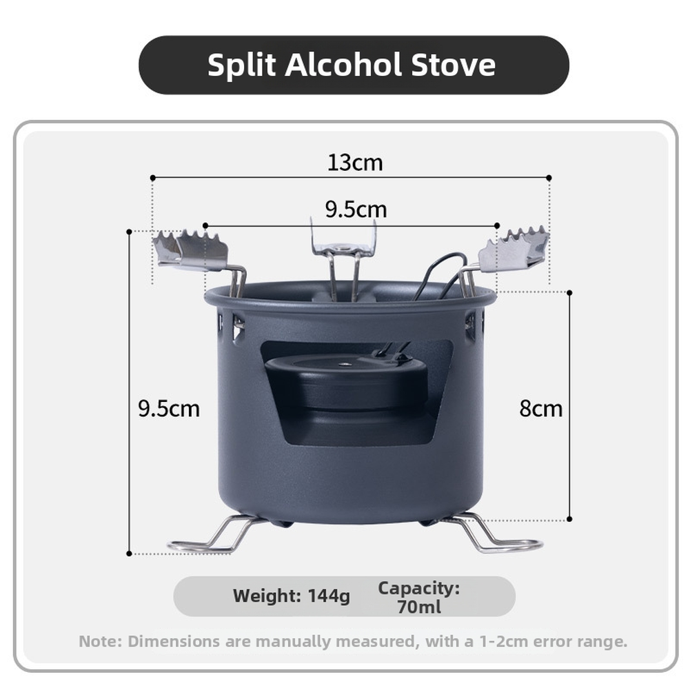 折りたたみ式ミニストーブ キャンプやバックパッキング用 超軽 - Camping Cooking Alcohol のレビューと価格