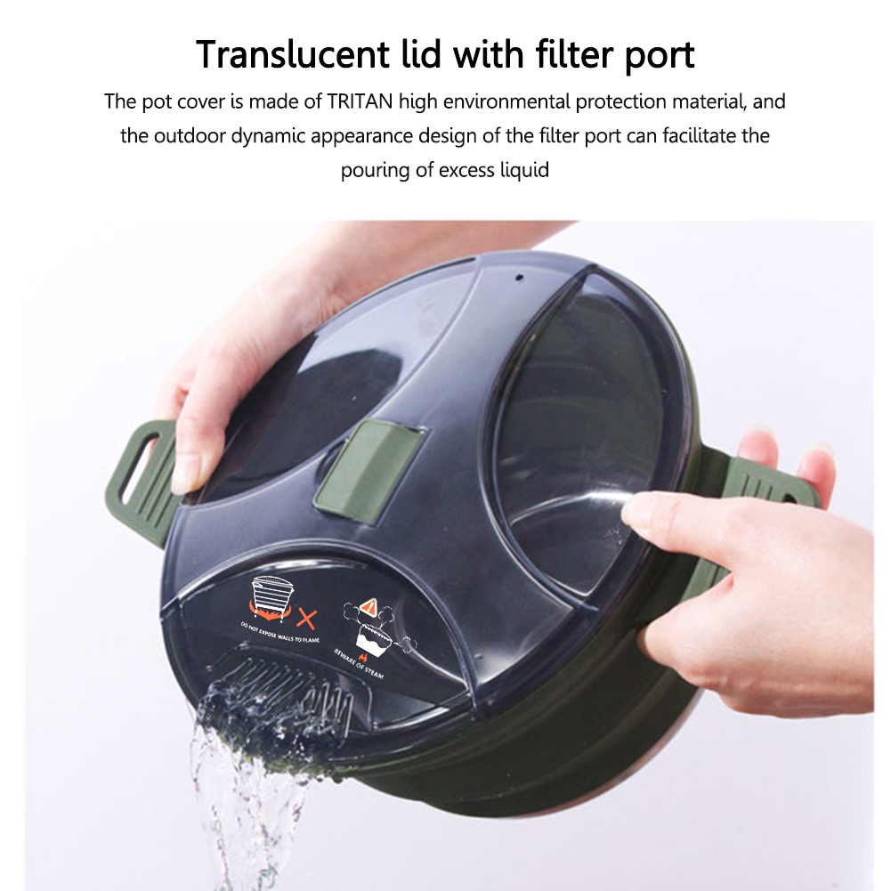 2.5L Silicone Folding Kettle C - Camping Cooking Ware のレビューと価格