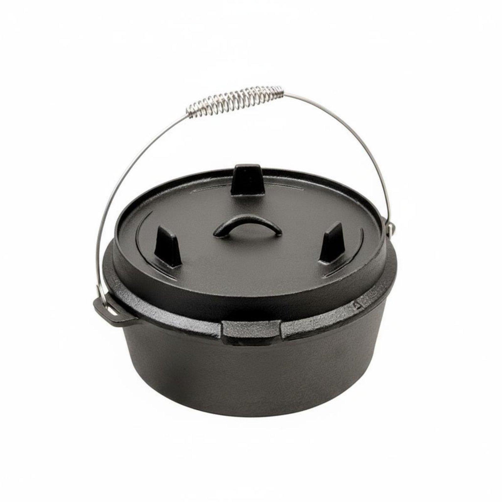 アウトドア用鋳鉄製ダッチオーブンキャンプクッキングポット、キ - Camping Cooking Dutch Oven のレビューと価格