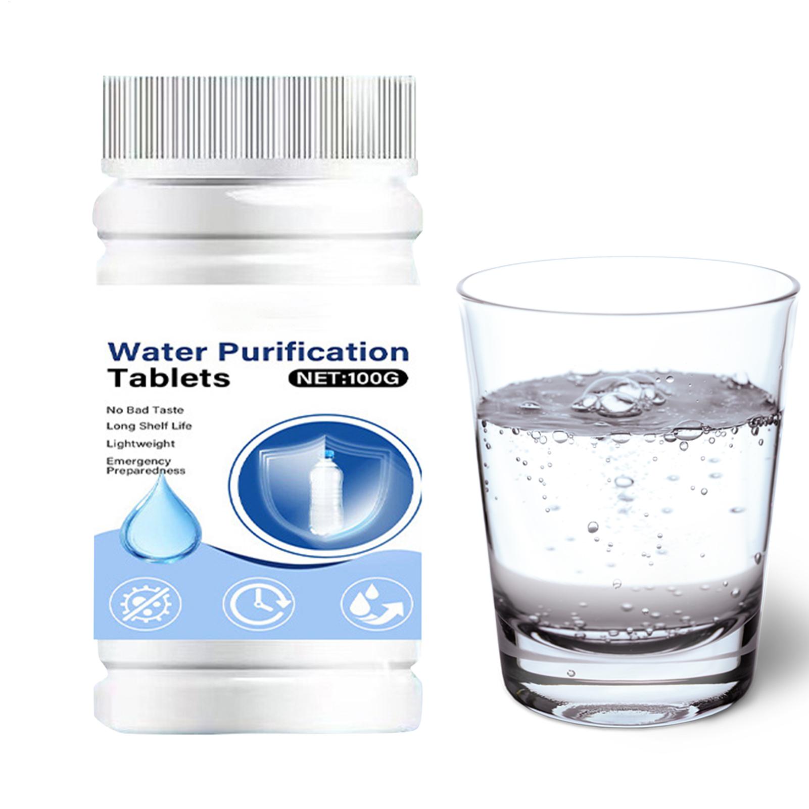 速溶性浄水タブレット 携帯用 効果的な緊急用飲料水浄化剤 キ - Water Purification Tablet のレビューと価格
