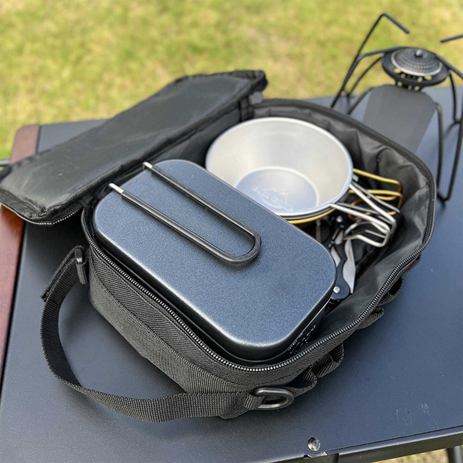 キャンプキッチンオーガナイザーキャンプ食器オーガナイザー防水 - Camping Cooking Caddy のレビューと価格