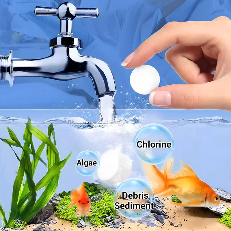 水浄化タブレット 環境に優しい水槽用浄水器 速効性のある水槽 - Water Purification Tablet のレビューと価格