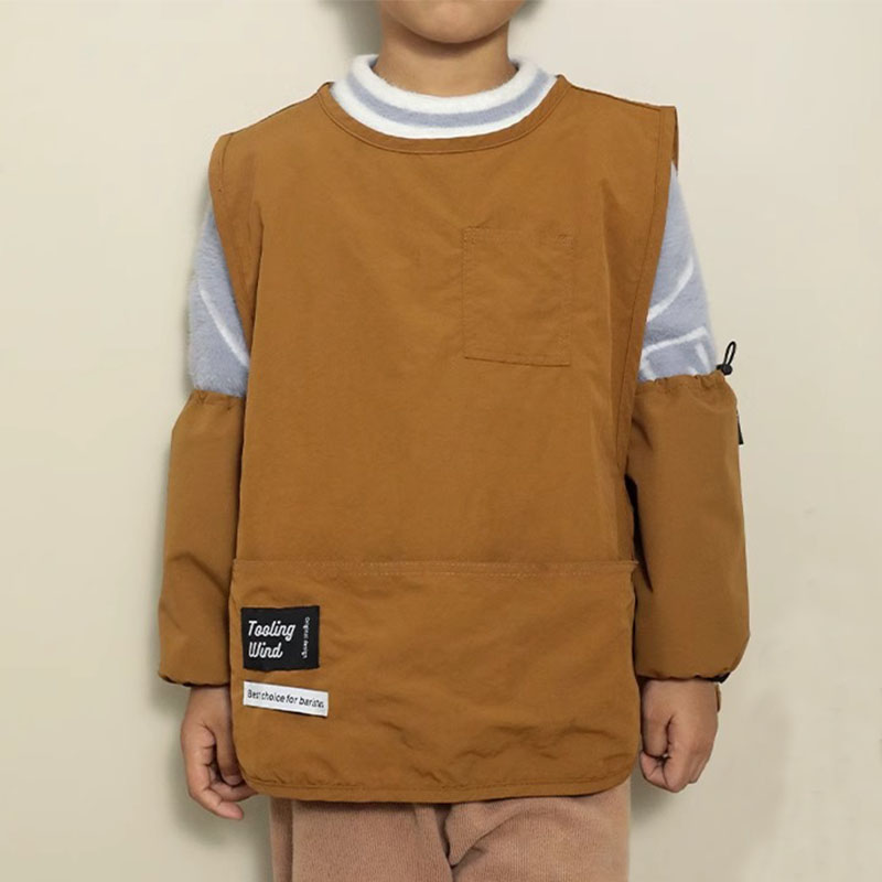 軽量防水子供用エプロン オーバースリーブ付き 絵画調理用 子 - Camping Cooking With Kids のレビューと価格