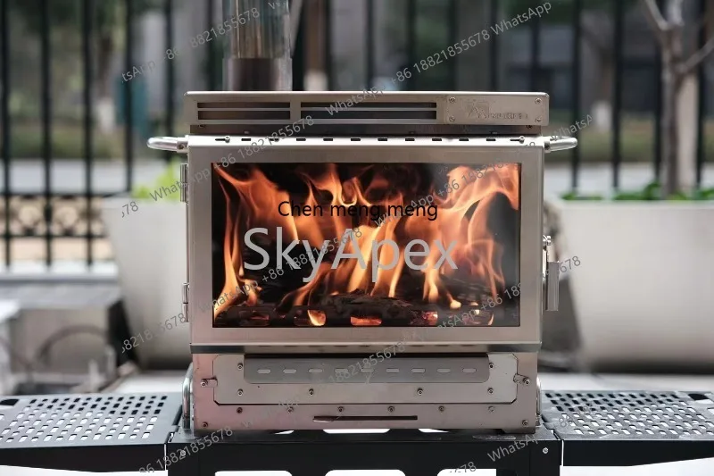 A55耐久性のあるステンレス製屋外薪ストーブ - ポータブル - Camping Cooking Materials のレビューと価格