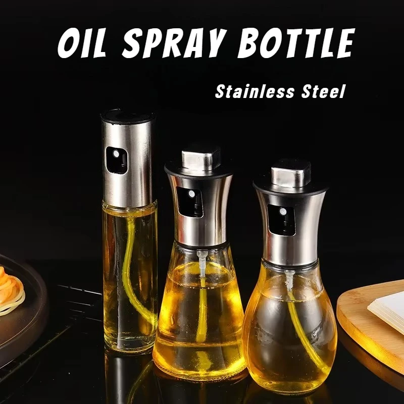 1Pc ステンレス鋼オイルスプレーボトルキッチン調理オリーブ - Camping Cooking Oil Container のレビューと価格