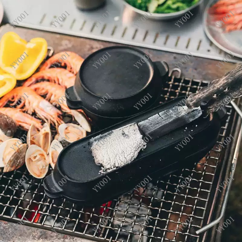 小型丸型ダッチオーブンポット、パン焼き、家庭用キッチン、キャ - Camping Cooking Dutch Oven のレビューと価格