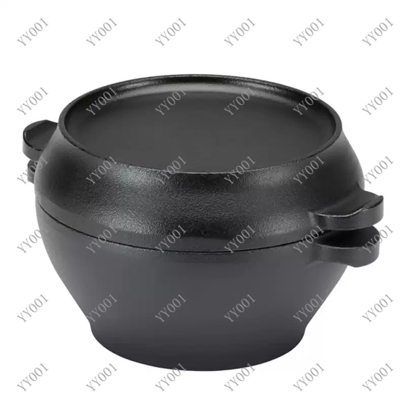 小型丸型ダッチオーブンポット、パン焼き、家庭用キッチン、キャ - Camping Cooking Dutch Oven のレビューと価格