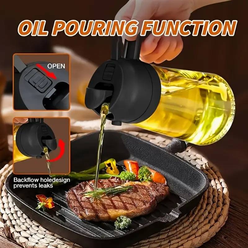 470ml キッチンオイルスプレーボトル BBQ調理用オリー - Camping Cooking Oil Container のレビューと価格