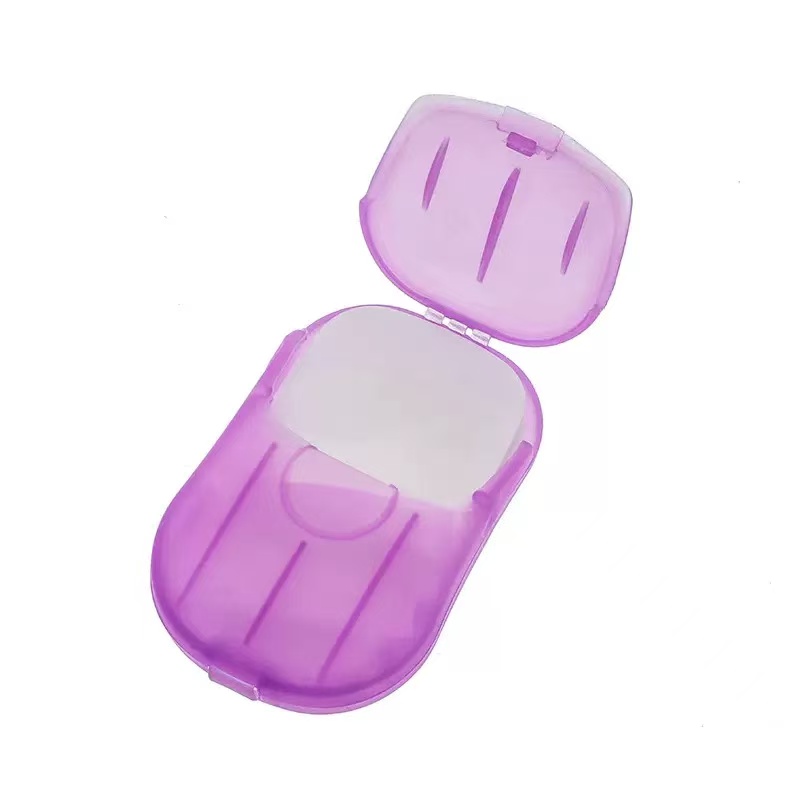 携帯用石鹸紙シート3枚入り、使い捨てミニハンドウォッシュ石鹸 - Biodegradable Soap Camp のレビューと価格