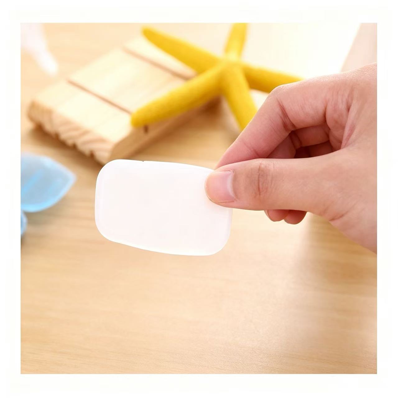 携帯用石鹸紙シート3枚入り、使い捨てミニハンドウォッシュ石鹸 - Biodegradable Soap Camp のレビューと価格