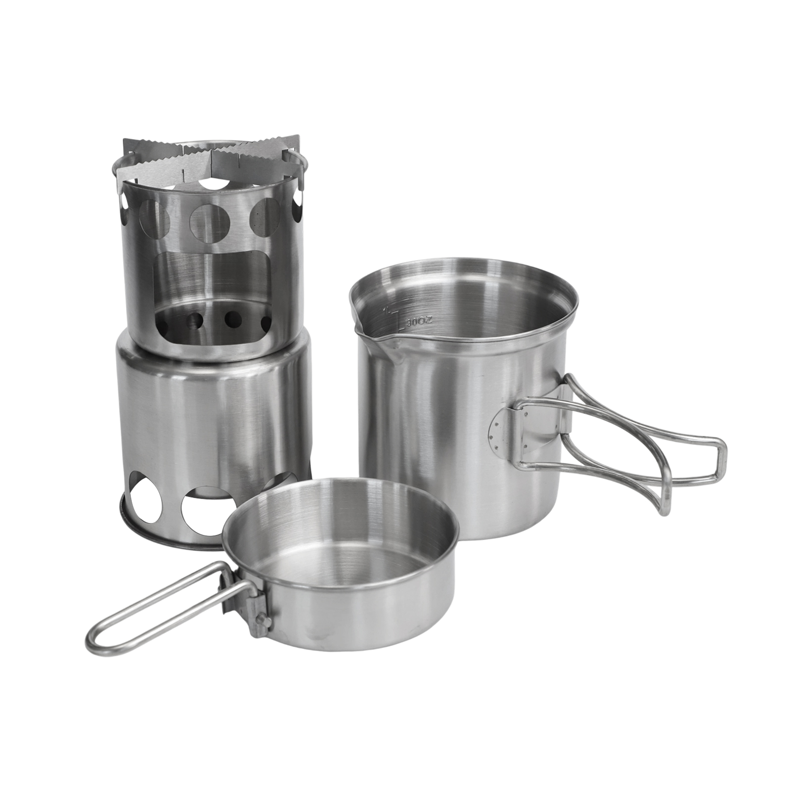 キャンプ用調理器具 ポータブル薪ストーブ 統合型計量スケール - Camping Cooking Materials のレビューと価格