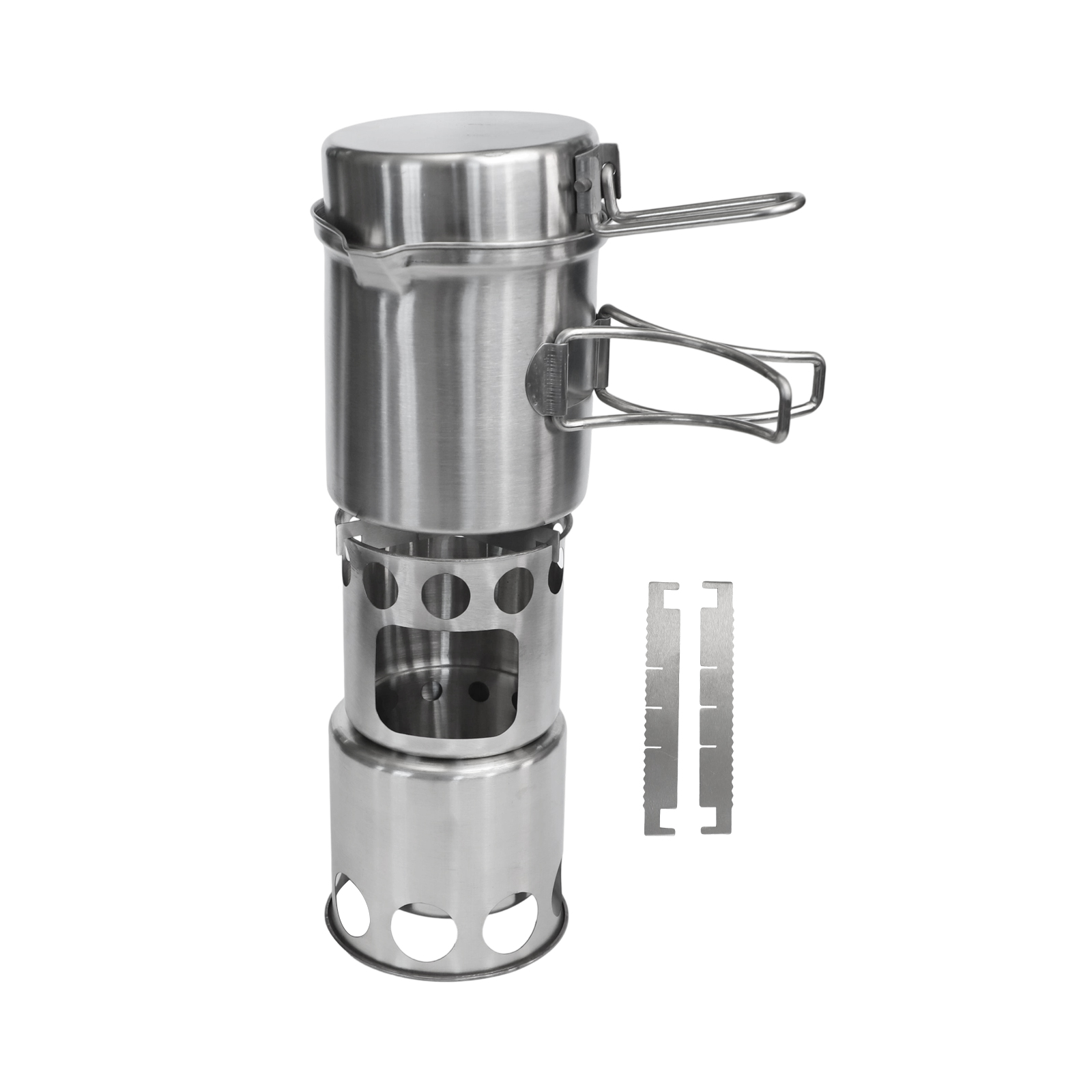 キャンプ用調理器具 ポータブル薪ストーブ 統合型計量スケール - Camping Cooking Materials のレビューと価格