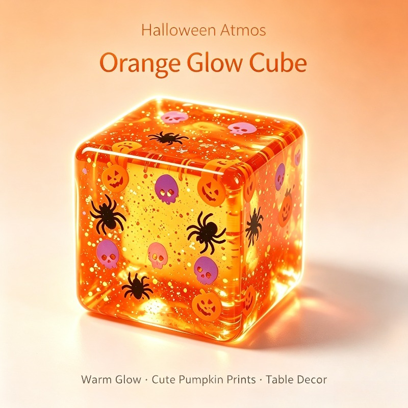 ハロウィン マルトース製 氷の形をしたスクイーズ玩具 パンプ - Fire Starter Cube のレビューと価格