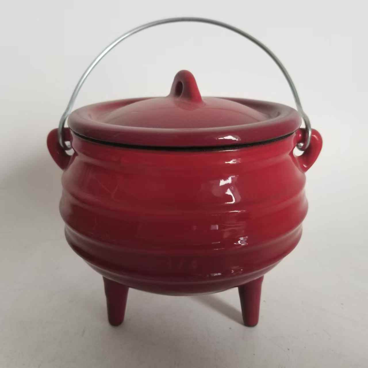 屋外用ダッチオーブン鋳鉄製エナメル鍋、3本足付き、家庭料理や - Camping Cooking Dutch Oven のレビューと価格