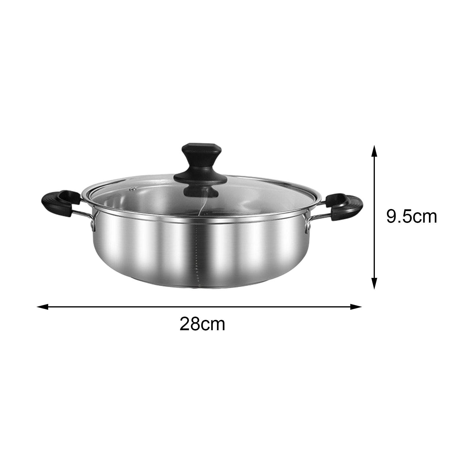 仕切り付き鍋、蓋付き調理鍋、二種類のスープポット、家族の再会 - Camping Cooking Pot のレビューと価格