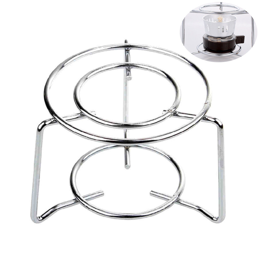 ステンレス製丸型ストーブスタンド 安定した三角形フレーム ア - Camping Cooking Alcohol のレビューと価格