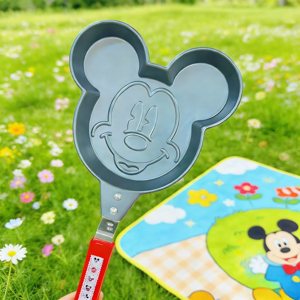 ディズニーアニメステッチミッキーマウスフライパンノンスティッ - Camping Cooking With Kids のレビューと価格